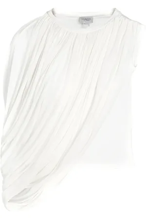 Giambattista Valli Blusa con detalle drapeado