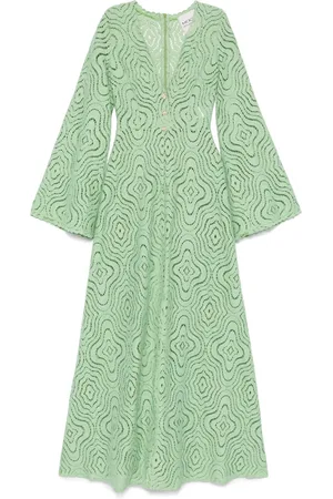 MOOS Vestido largo con encaje