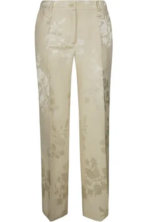 P.A.R.O.S.H. Pantalones rectos con motivo floral