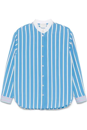 FORTE FORTE Camisa con rayas estampadas