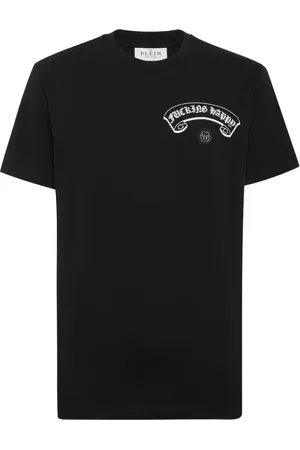 Philipp Plein Playera con logo estampado