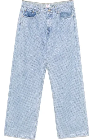 Casablanca Jeans con detalles de cristal