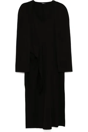 GOEN.J Vestido estilo capa de canalé