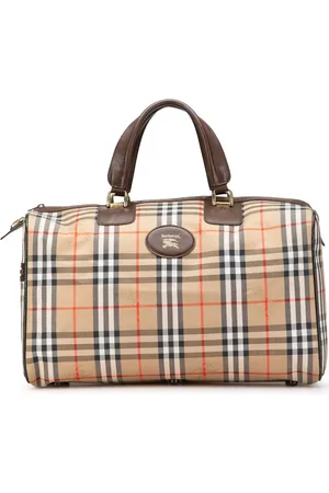Burberry Bolsa de viaje Haymarket Check Canvas del siglo XX