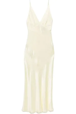 Bec & Bridge Vestido largo Moon con escote en V