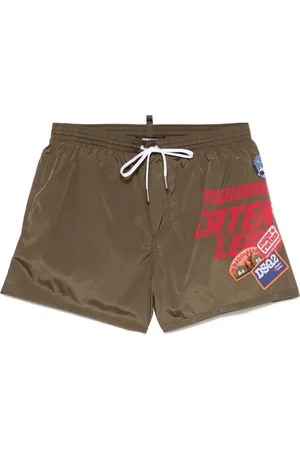 Dsquared2 Shorts de playa con logo estampado