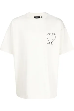 FIVE CM Playera con corazón estampado