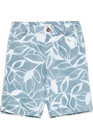 Zhoe & Tobiah Bermudas con hojas estampadas