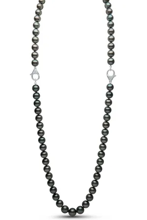 Yoko London Collar en oro blanco de 18kt con diamante y perla