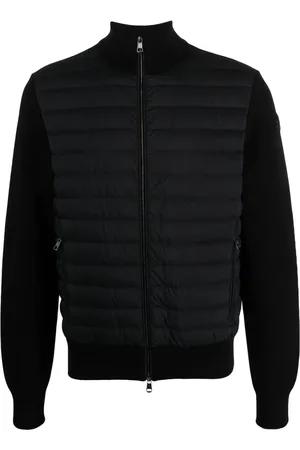 Moncler Chamarra capitonada con parche del logo