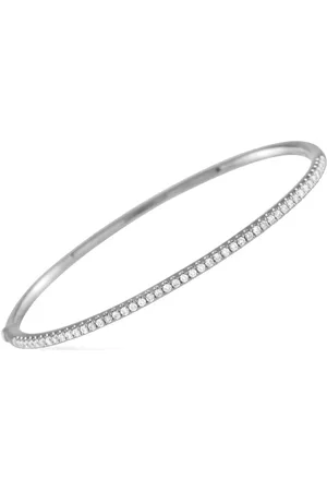 LB Exclusive Pulsera Half-Eternity en oro blanco de 18kt con diamante