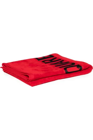 Dsquared2 Toalla de playa con logo en intarsia