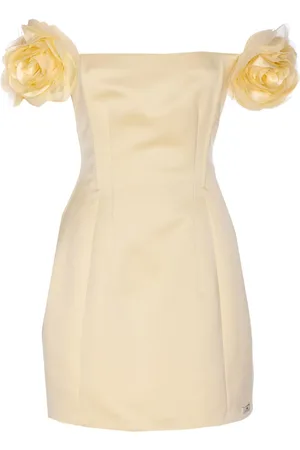 Elisabetta Franchi Vestido con aplique floral