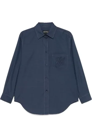 Emporio Armani Camisa con logo bordado