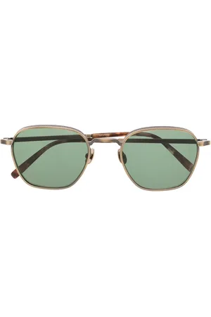 MATSUDA Lentes con armazón cuadrado y logo grabado