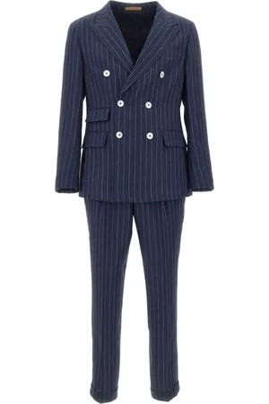 HUGO BOSS Traje con motivo de rayas