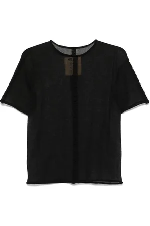 UMA WANG Playera traslúcida