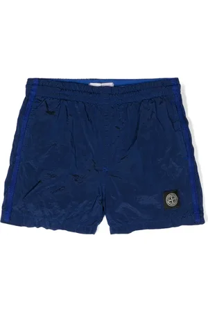 Stone Island Shorts de playa con motivo Compass