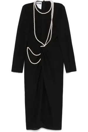 Moschino Vestido midi con apliques