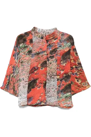 Yavi Camisa con estampado abstracto