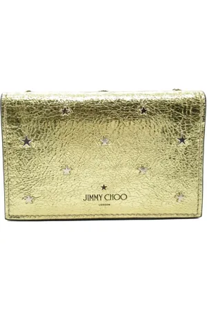 Jimmy Choo Tarjetero Gold Star Studded 2010