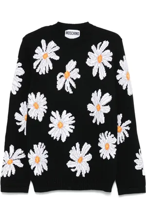Moschino Suéter con girasoles en jacquard