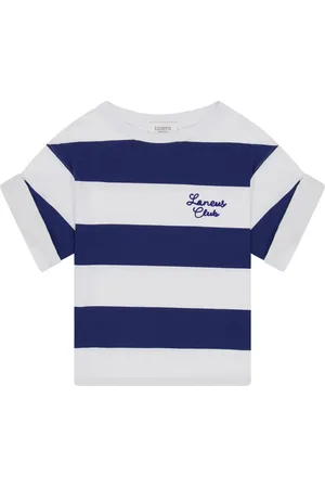 LANEUS Playera con motivo de rayas