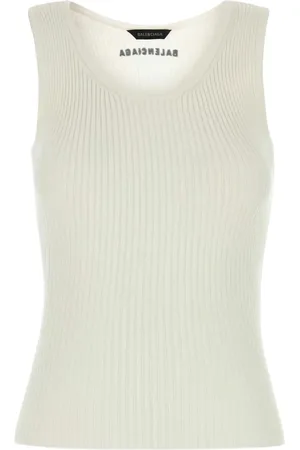 Balenciaga Camiseta tejida de canalé