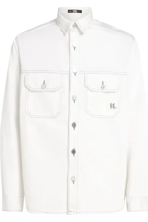 Karl Lagerfeld Camisa con costuras en contraste
