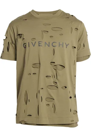 Givenchy Playera con efecto envejecido