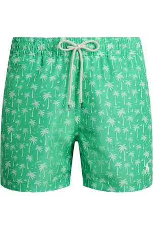 Ralph Lauren Shorts de playa con palmeras estampadas