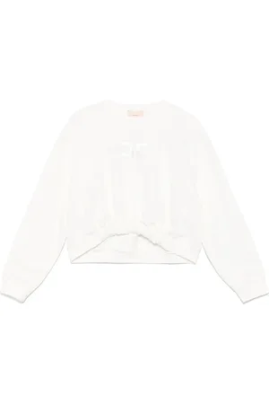 Elisabetta Franchi Sudadera con logo bordado