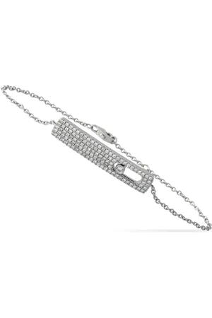 LB Exclusive Pulsera en oro blanco de 18kt con diamante