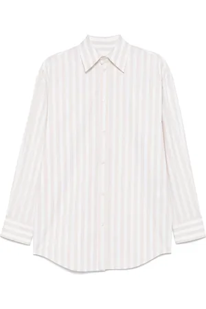 Saint Laurent Camisa con rayas estampadas