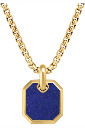 David Yurman Amuleto Roman en oro amarillo de 18kt con lapislázuli de 15mm