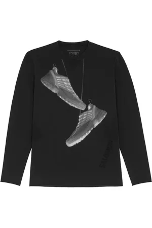 Maison Margiela Playera con estampado gráfico en colaboración con Salomon