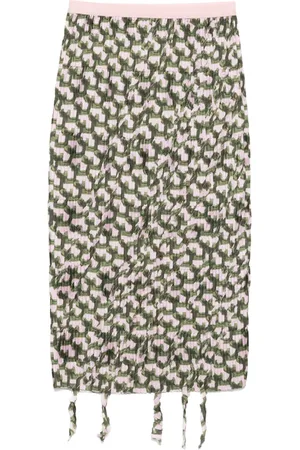 JNBY Falda midi con flecos