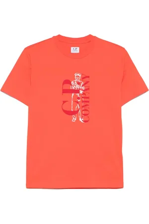 C.P. Company Playera con logo estampado
