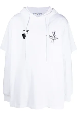 OFF-WHITE Hoodie con estampado gráfico