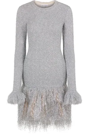 Paco rabanne Vestido corto con glitter