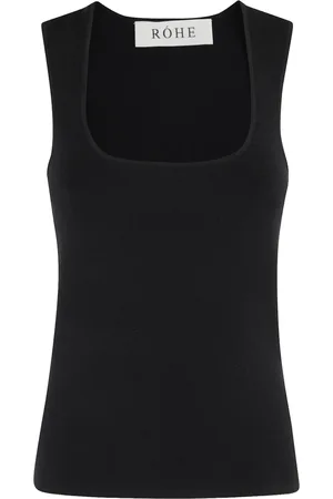 Rohe Top con cuello cuadrado