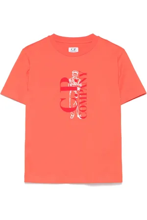 C.P. Company Playera con logo estampado