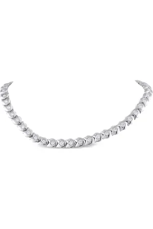 LB Exclusive Collar en oro blanco de 18kt con diamante