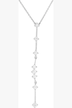 LB Exclusive Collar en oro blanco de 14kt con diamante
