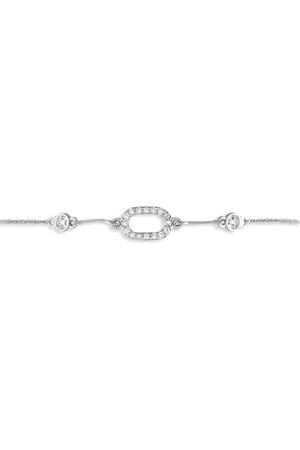 LB Exclusive Pulsera en oro blanco de 14kt con diamantes