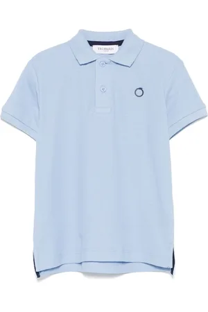 Trussardi Playera tipo polo con aplique del logo