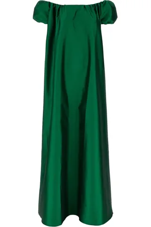 Bernadette Vestido midi con hombros descubiertos