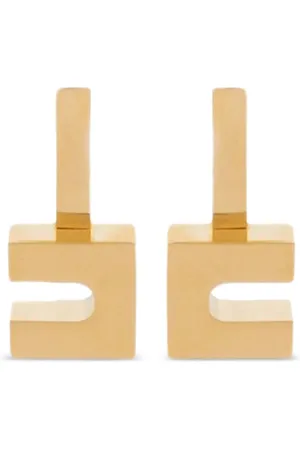 Elisabetta Franchi Aretes con logo