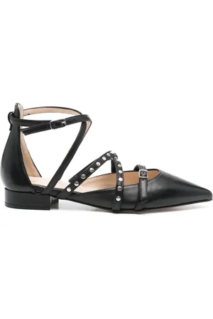 ANNA F. Zapatillas con apliques