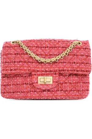 CHANEL Bolsa crossbody Mini Reissue 2.55 Tweed Single Flap 224 2019